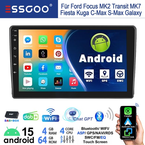 Autoradio dab android 4 64g - android, 9"